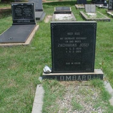 LOMBARD Zacharias Josef 1920-1969