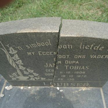 LOUBSER Jan Tobias 1906-1972
