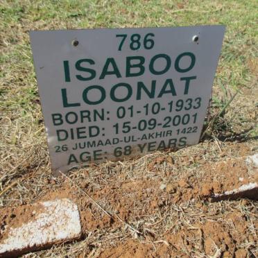 LOONAT Isaboo 1933-2001