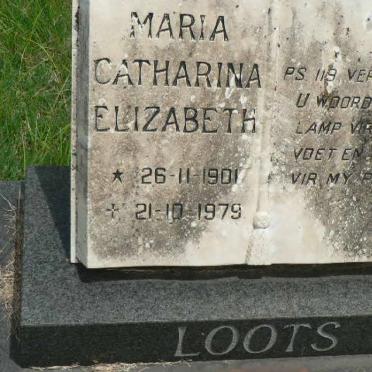 LOOTS Maria Catharina Elizabeth 1901-1979