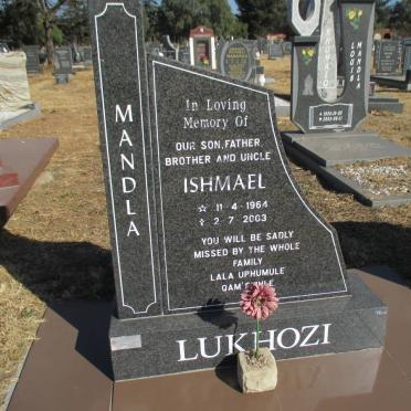 LUKHOZI Ishmael 1964-2003