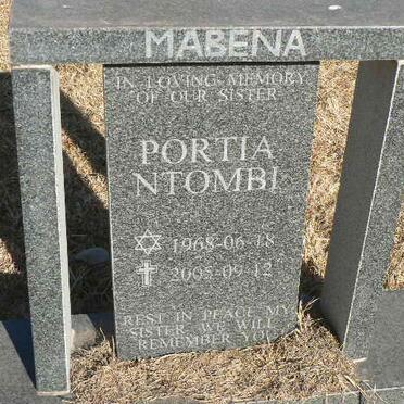 MABENA Portia Ntombi 1968-200?
