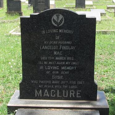 MACLURE Lancelot Findlay -1952 :: MACLURE Susie -1967
