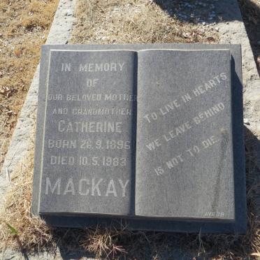 MACKAY Jean -1944 :: MACKAY Catherine 1896-1983