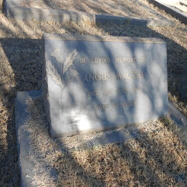 MacRAE Angus -1968