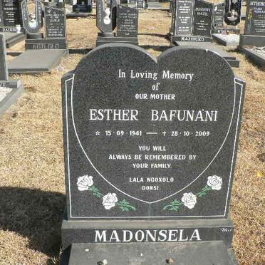 MADONSELA Esther Bafunani 1941-2009