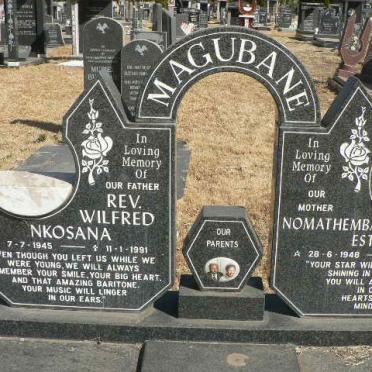 MAGUBANE Wilfred Nkosana 1945-1991 &amp; Nomathemba Esther 1940-2000