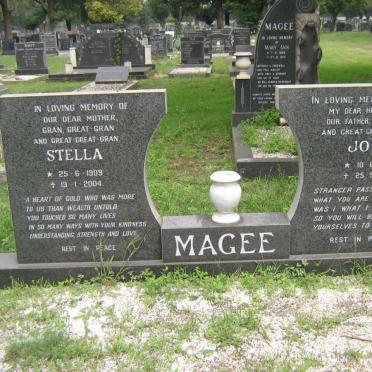 MAGEE John 1904-1985 &amp; Stella 1909-2004