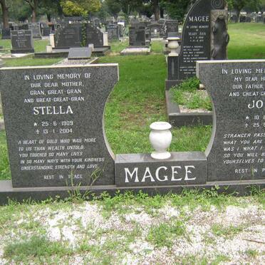 MAGEE John 1904-1985 &amp; Stella 1909-2004