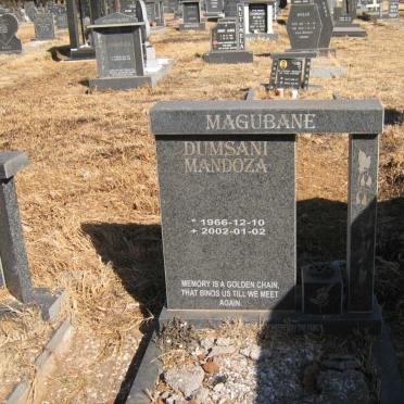 MAGUBANE Dumsani Mandoza 1966-2002