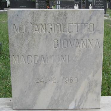 MAGGALLINI All`Angioletto Giovanna -1980