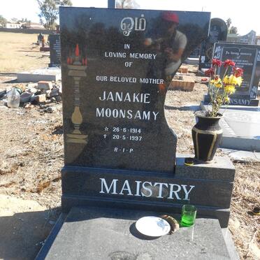 MAISTRY Janakie Moonsamy 1914-1997