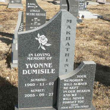 MAKHATHINI Yvonne Dumisile 1960-2005
