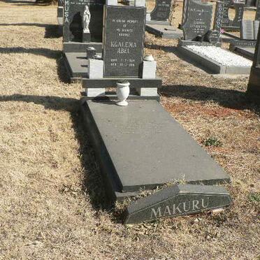 MAKURU Kgalema Abel 1934-1996