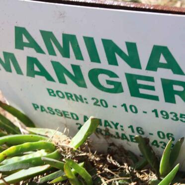 MANGERA Amina 1935-2012