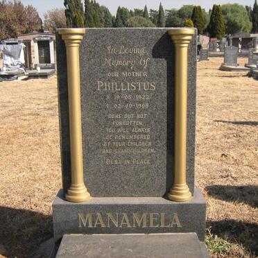 MANAMELA Phillistus 1922-1998