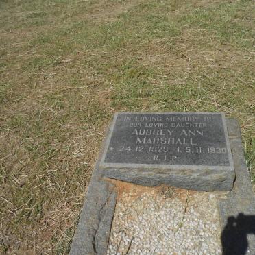 MARSHAL Audrey Ann 1929-1930