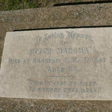 MARSHALL Peter -1919