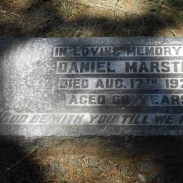 MARSTEN Daniel -1928