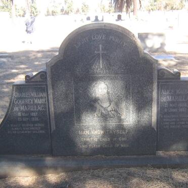 MARILLAC Charles William Godfrey Marie, de 1897-1959 &amp; Alice Maud 18??-1951