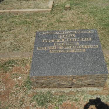 MARTINDALE Isabel -1923