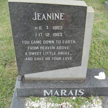 MARAIS Jeanine 1983-1983