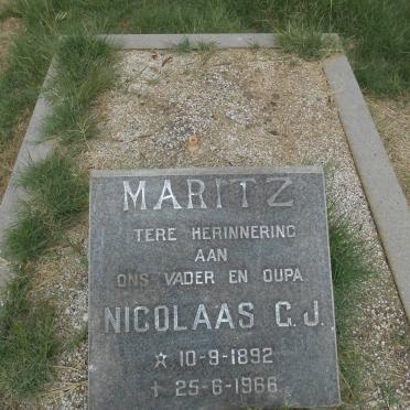 MARITZ Nicolaas G.J. 1892-1966