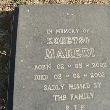 MAREDI Koketso 2002-2002