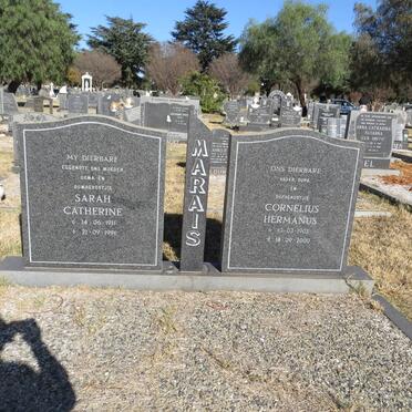 MARAIS Cornelius Hermanus 1905-2000 &amp; Sarah Catherine 1911-1991