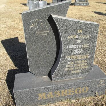 MASHEGO Rolly Motsubane 194?-2000