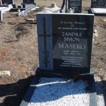 MASEKO Zandile Simon 1960-2008