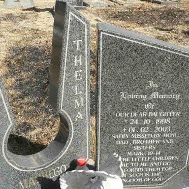 MASHEGO Karabo Thelma 1998-2003