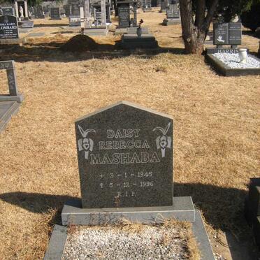 MASHABA Daisy Rebecca 1945-1996