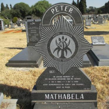 MATHABELA Peter 1965-1996