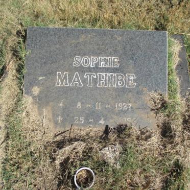 MATHIBE Sophie 1927-1996