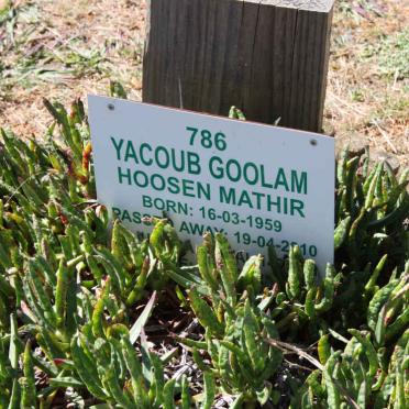 MATHIR Yacoub Goolam Hoosen 1959-2010