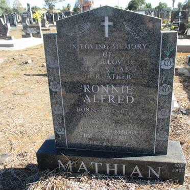 MATHIAN Ronnie Alfred 1963-199?