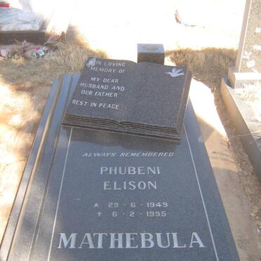 MATHEBULA Phubeni Elison 1949-1995