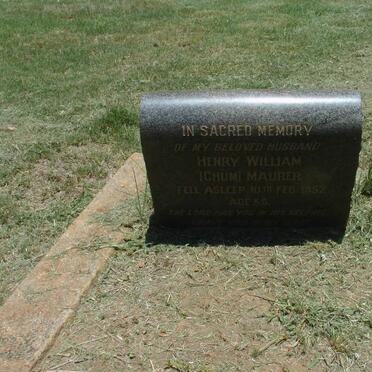 MAURER Carl August -1942 &amp; Louise Bertha -1952 :: MAURER Henry William ?