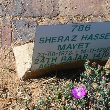 MAYET Sheraz Hassen 1972-1998