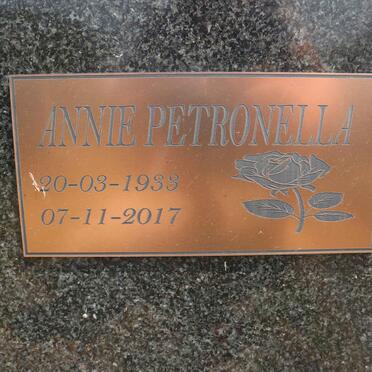 MARTIN Annie Petronella 1933-2017