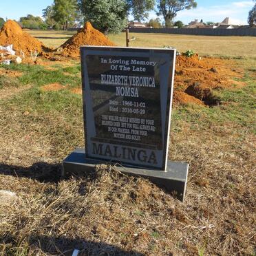 MALINGA Elizabeth Veronica Nomsa 1960-2010