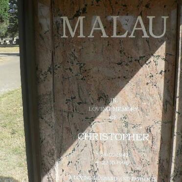 MALAU Christopher 1942-1996