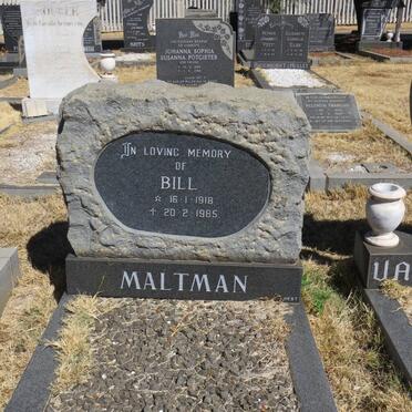 MALTMAN Bill 1918-1985