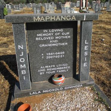 MAPHANGA Njombi Lesie 1941-2007