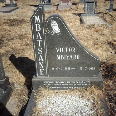 MBATSANE Victor Mbiyabo 1961-2005