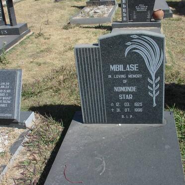 MBILASE Nomonde Star 1925-1996