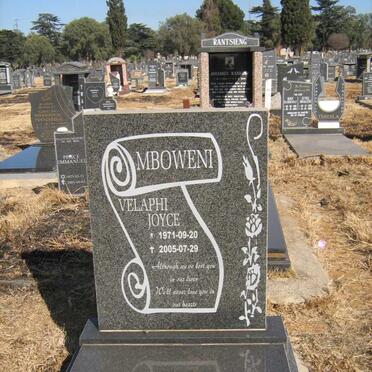 MBOWENI Velaphi Joyce 1971-2005