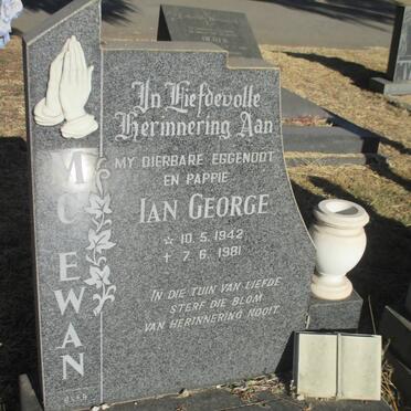 MCEWAN Ian George 1942-1981