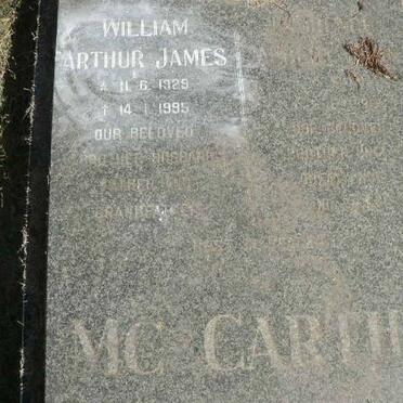 McCARTHY William Arthur James 1929-1995